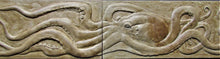 Load image into Gallery viewer, Octopus With Snail Concrete Art Tile