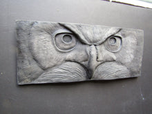 Load image into Gallery viewer, Great Horned Owl Portrait Relief Sculpture