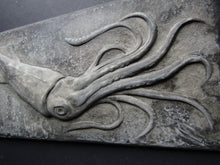 Load image into Gallery viewer, Squid Concrete Bas Relief Art Tile
