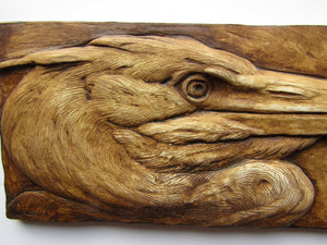 Great Blue Heron Art Wall Sculpture #2