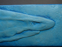 Load image into Gallery viewer, Reef Shark Concrete Bas Relief Art Tile
