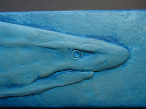 Reef Shark Concrete Bas Relief Art Tile