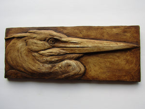 Great Blue Heron Art Wall Sculpture #2