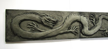 Load image into Gallery viewer, Chinese Dragon Two Panel Concrete Tile
