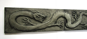 Chinese Dragon Two Panel Concrete Tile