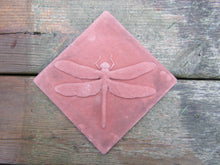 Load image into Gallery viewer, Dragonfly 6 x 6 inch Concrete Handmade Art Tile
