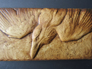 Raven in Flight Limited Edition Bas Relief Sculpture