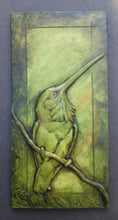 Load image into Gallery viewer, Limited Edition Hummingbird Relief Sculpture &#39;Tiny Warrior&#39;
