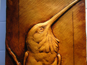 Limited Edition Hummingbird Relief Sculpture 'Tiny Warrior'