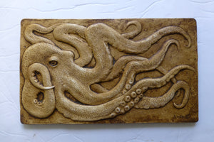 Octopus Bas Relief Sculpture